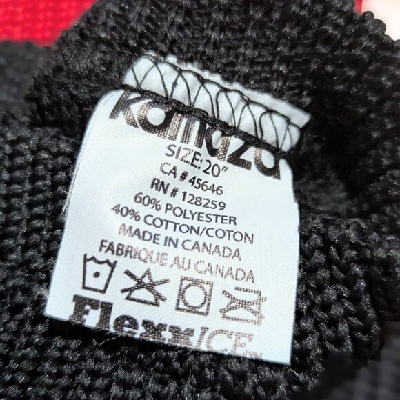 Kamazu FlexxICE Youth Hockey Socks 18.5–19” Red & Black - Picture 3 of 3